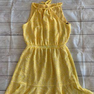 GIBSON x Living in Yellow Calla Keyhole Halter Neck Dress - XS - NWOT